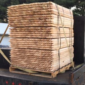 Wooden Stakes for Silt Fence