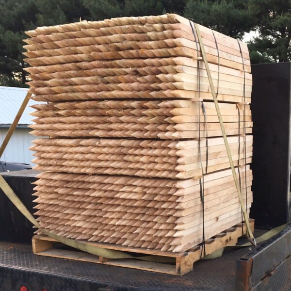 Wooden Stakes for Silt Fence